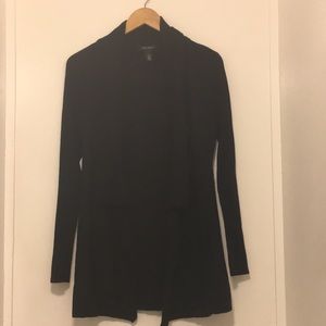 White house black market black cardigan size small
